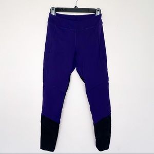 Navy/Black Champion Moto Leggings
